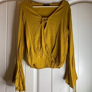 Mustard blouse
